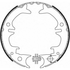GS8430 TRW Комплект тормозных колодок, стояночная тормозная с