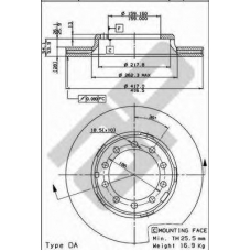 44010 AP Тормозной диск