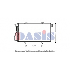 182029N AKS DASIS Конденсатор, кондиционер