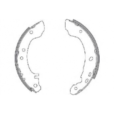 30951 SPIDAN Комплект тормозных колодок
