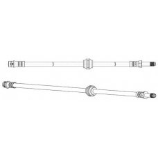 512822 KAWE Тормозной шланг