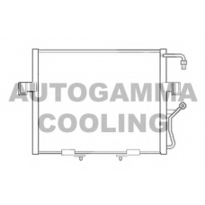 104224 AUTOGAMMA Конденсатор, кондиционер