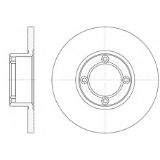 D6037.00 WOKING Тормозной диск