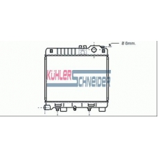 1403001 KUHLER SCHNEIDER Радиатор, охлаждение двигател
