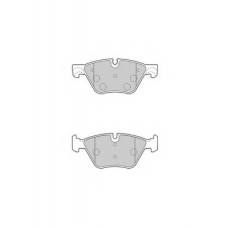 FD7526A NECTO Комплект тормозных колодок, дисковый тормоз