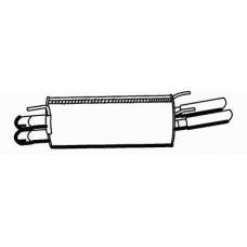 617485 FONOS Глушитель выхлопных газов конечный