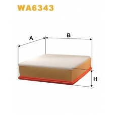 WA6343 WIX Воздушный фильтр