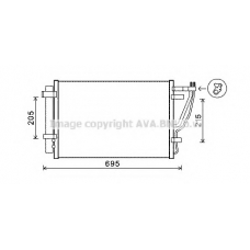 KAA5147 AVA Конденсатор, кондиционер