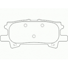 P 83 068 BREMBO Комплект тормозных колодок, дисковый тормоз