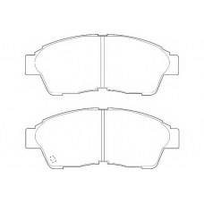 WBP21601A WAGNER LOCKHEED Комплект тормозных колодок, дисковый тормоз