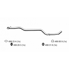 310444 ERNST Труба выхлопного газа