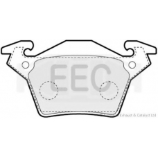 BRP1077 EEC Комплект тормозных колодок, дисковый тормоз