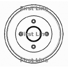 FBR681 FIRST LINE Тормозной барабан