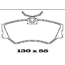 BL1024A3 FTE Комплект тормозных колодок, дисковый тормоз