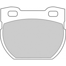 DBP200872 DURON Комплект тормозных колодок, дисковый тормоз