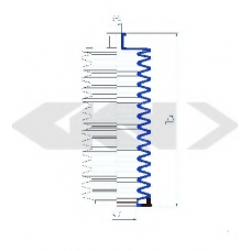 83569 SPIDAN Пыльник, рулевое управление