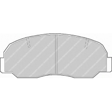 FSL532 FERODO Комплект тормозных колодок, дисковый тормоз