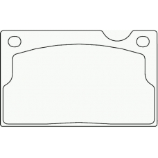 P 86 003 BREMBO Комплект тормозных колодок, дисковый тормоз