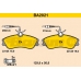 BA2021 BARUM Комплект тормозных колодок, дисковый тормоз