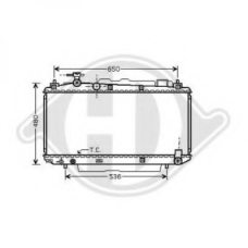 8668603 DIEDERICHS Радиатор, охлаждение двигателя
