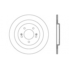 BDR2607.10 OPEN PARTS Тормозной диск