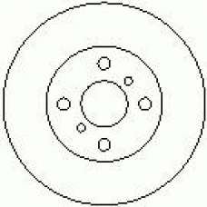 6539 10 KAWE Тормозной диск