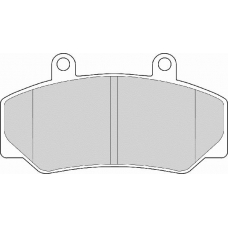FD6136A NECTO Комплект тормозных колодок, дисковый тормоз