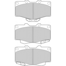 DBP370797 DURON Комплект тормозных колодок, дисковый тормоз