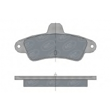SP 304 PR SCT Комплект тормозных колодок, дисковый тормоз