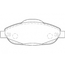 WBP24660A WAGNER LOCKHEED Комплект тормозных колодок, дисковый тормоз