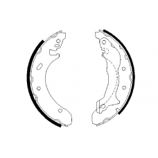 0 986 487 330 BOSCH Комплект тормозных колодок