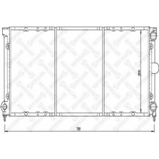10-25052-SX STELLOX Радиатор, охлаждение двигателя