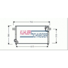 0520011 KUHLER SCHNEIDER Конденсатор, кондиционер