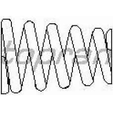 201 737 TOPRAN Пружина, труба выхлопного газа