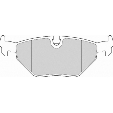 FD6278N NECTO Комплект тормозных колодок, дисковый тормоз