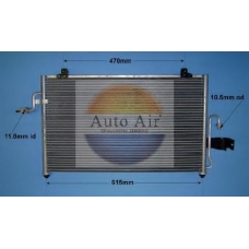 16-9764 AUTO AIR GLOUCESTER Конденсатор, кондиционер