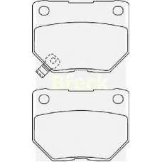 New 160 C BRECK Комплект тормозных колодок, дисковый тормоз