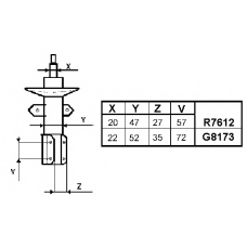 G8173 MONROE Амортизатор