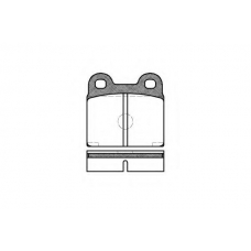 0007.20 QUINTON HAZELL Комплект тормозных колодок, дисковый тормоз