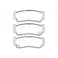 MDB2855 MINTEX Комплект тормозных колодок, дисковый тормоз