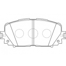 WBP24708A WAGNER LOCKHEED Комплект тормозных колодок, дисковый тормоз