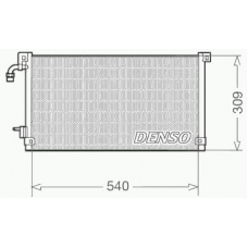 DCN21004 DENSO Конденсатор, кондиционер