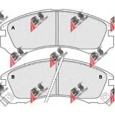 38530 ABS Комплект тормозных колодок, дисковый тормоз