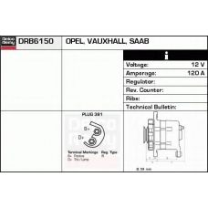 DRB6150 DELCO REMY Генератор