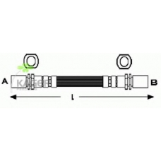 38-0878 KAGER Тормозной шланг