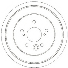 329331J JURID Тормозной барабан