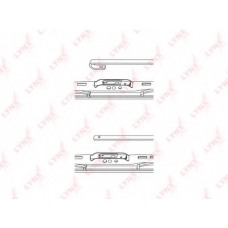 680LS LYNX Щетка стеклоочистителя со спойлером (1шт.)