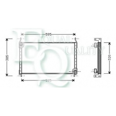 CO0236 EQUAL QUALITY Конденсатор, кондиционер