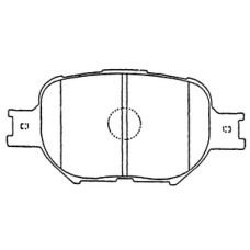 PN-1430 JNBK Колодки тормозные