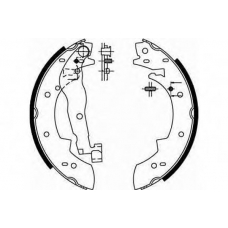 GS6190 TRW Комплект тормозных колодок